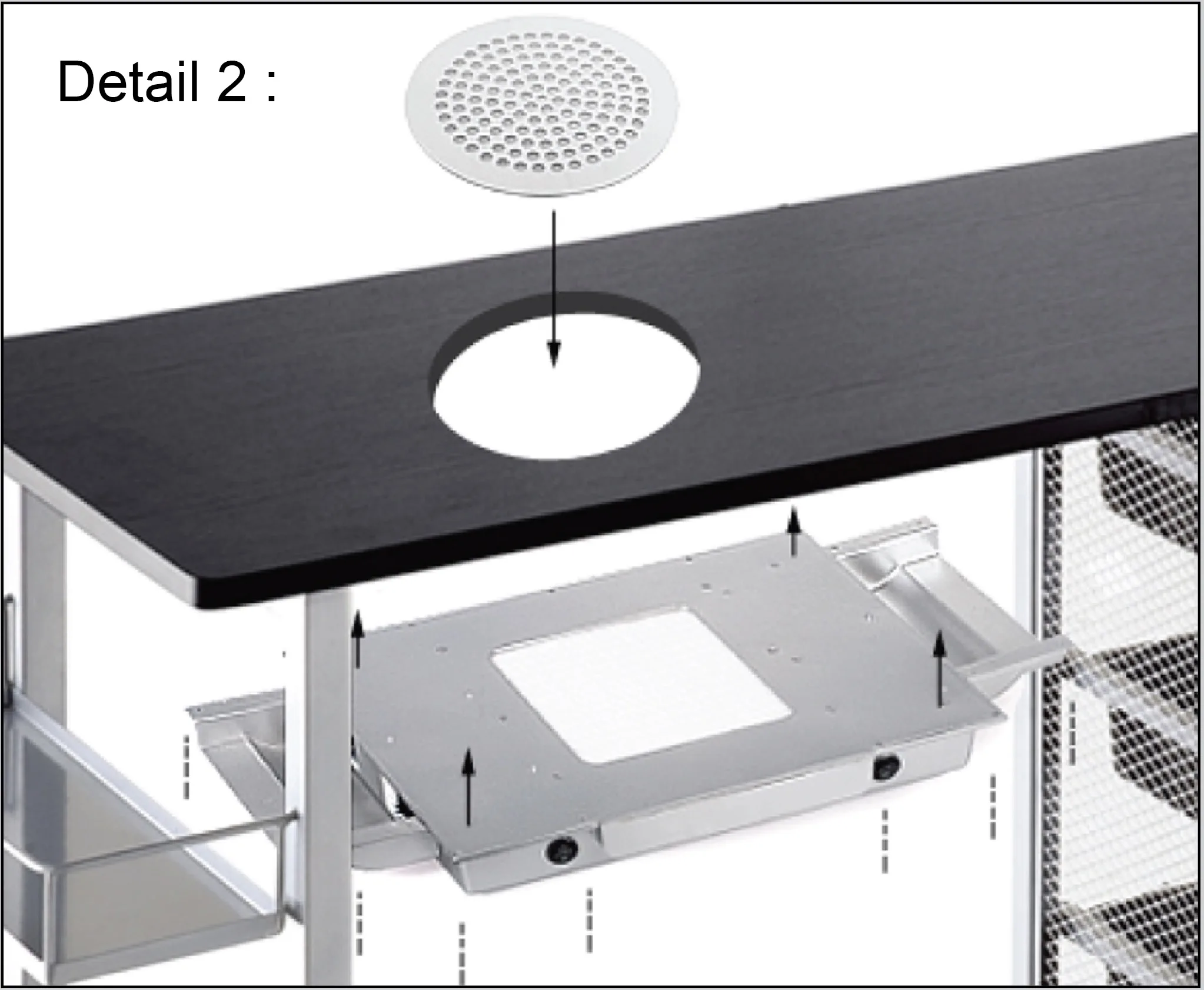 Factory Directly CE RoHS High Quality Nail Drill Dust Collector Extractor Metal Nail Table Draft Electric Fan for Manicure Salon