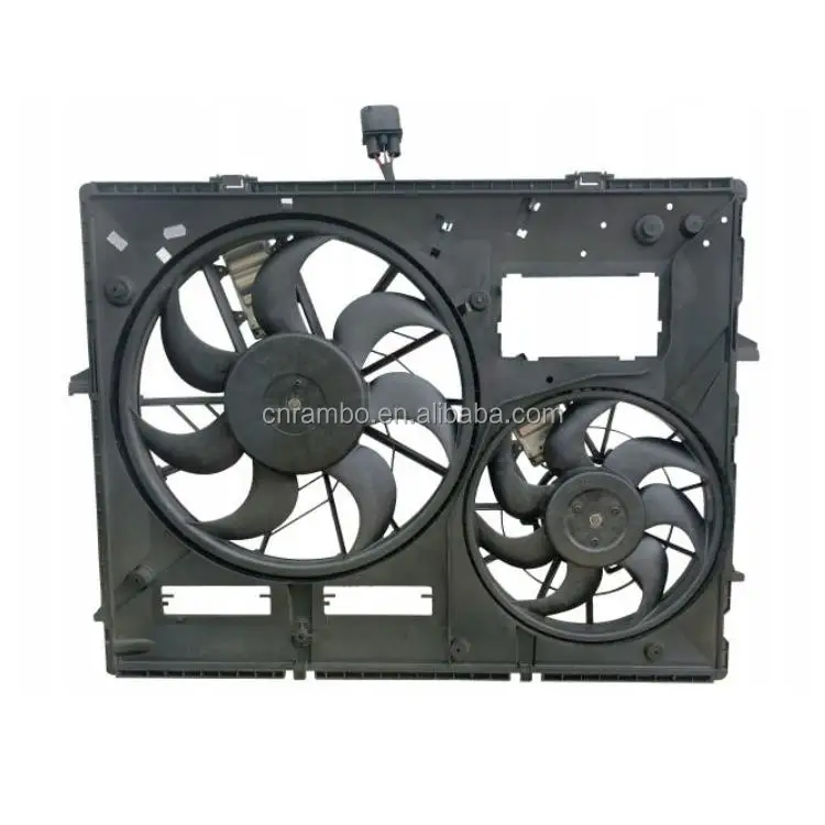 Oem 7l0121207d Radiator Fan Shroud Radiator Fan For Audi Q7 4l0 20102015 Buy Radiator Cooling