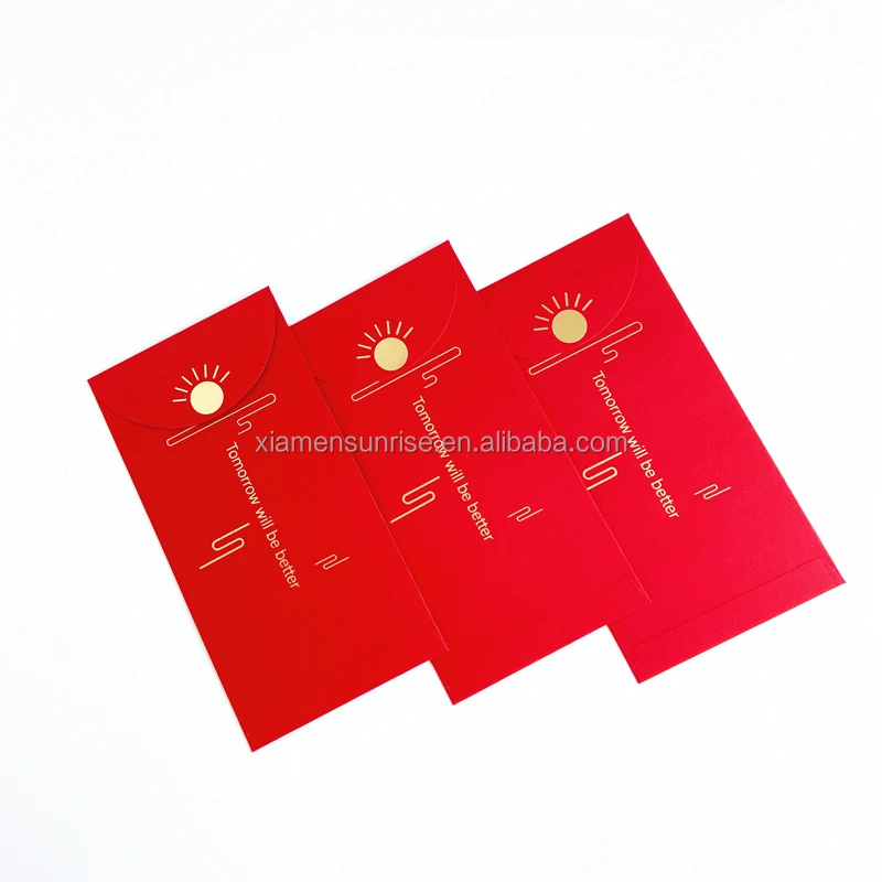 Customised Red Pocket Envelope 2022 Money Gift Envelope Buy Red
