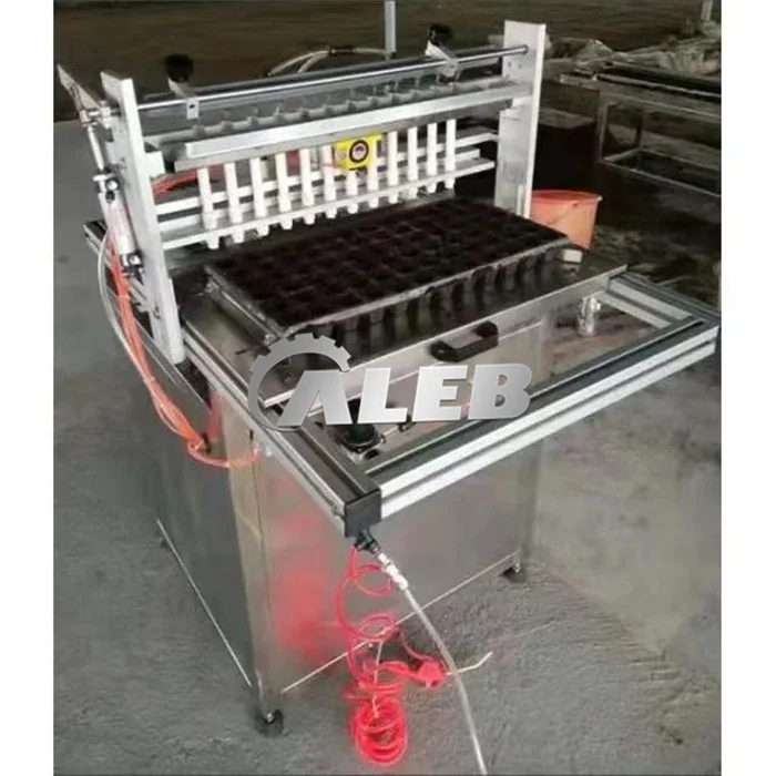 tobacco tray seeder low price nursery seeding tray/Seeder Machine/rice seedling seeding/ sowing machine factory thanks to its suspension of the frame over seed trays and its variable height feature Saving Labor Vegetables Nursery Seeding