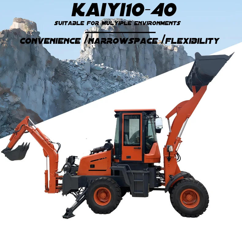 Cheapest Multipurpose New Backhoe Loader 4x4 Mini Excavator Loader