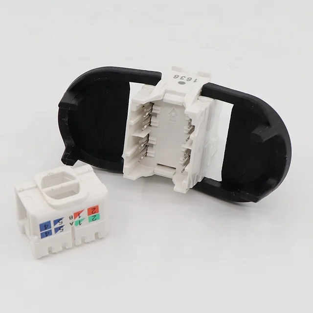 new type 3m Type utp rj45 toolless cat6 keystone jack 180 degree