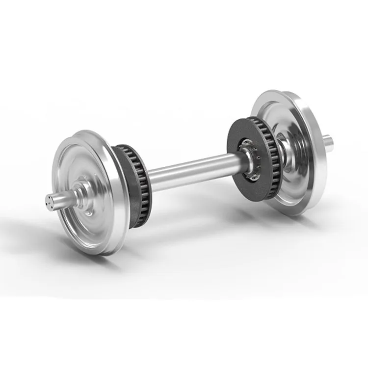 High Quality Railway Train Wheelset Forged Industrial Steel Freight Wagon Wheel Sets