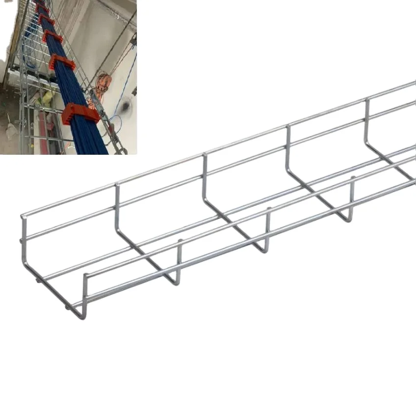 Songyin Kunshen Galvanized Wire Mesh Cable Tray With Accessories in Data Center 100mm
