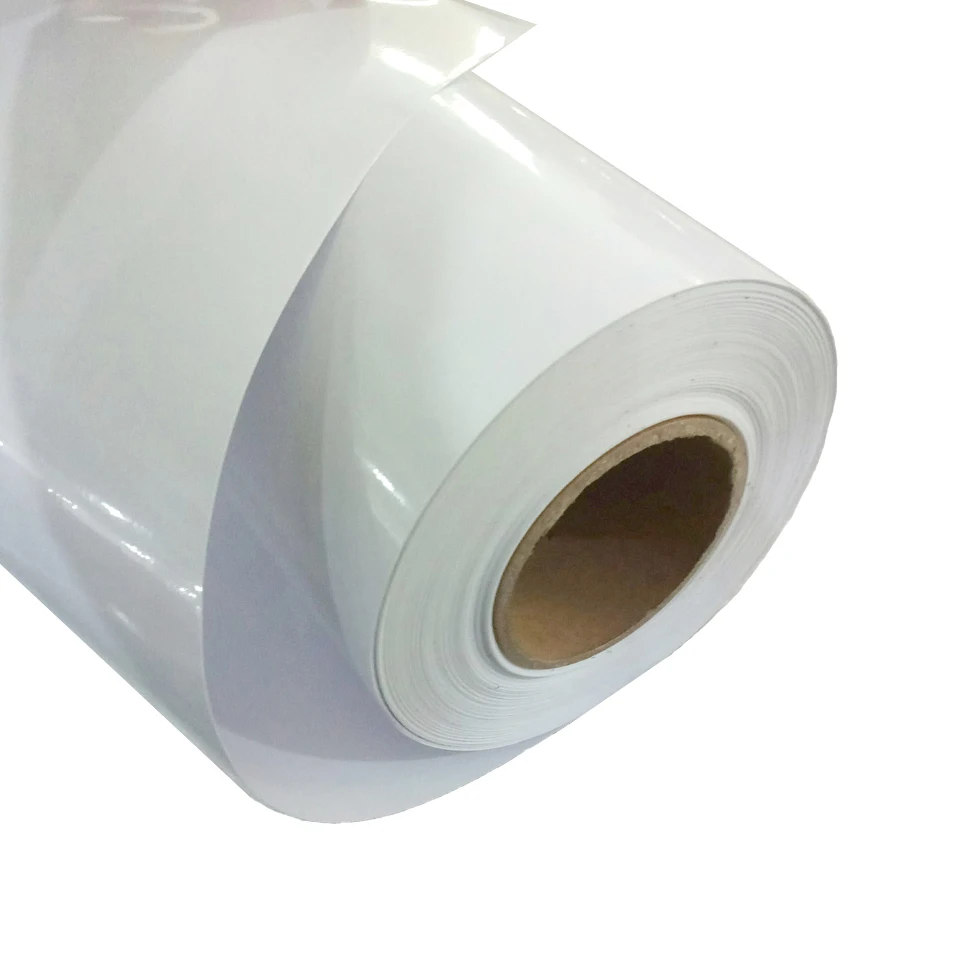 Cheap own brand vinyl self adhesive roll production line self adhesive PVC vinyl for pigment ink floor stickers