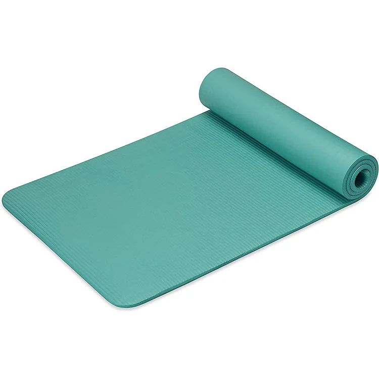 High Quality Exercise Mat Easy-cinch Yoga Mat Non slip Nitrile Butadiene Rubber Foam Yoga Mat