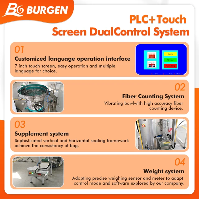 BG Easy Operation Automatic Weighing Counting Screw Candy Food Granule Sorting Machine Counting Packaging Machine