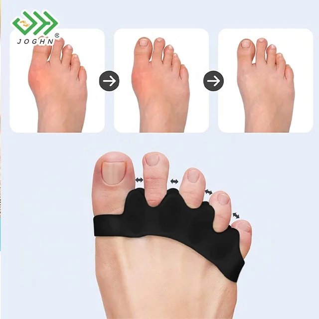 JOGHN Toe Orthotics Straightener Splints Feet Care Plantar Fasciitis Night Bunion Splint Hallux Valgus Corrector Toe Separator
