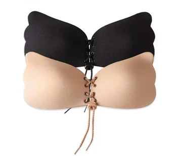 Invisible Adhesive Bra Sexy Push-up Bra Wing Shape Drawstring Design Lift Breast Reusable Sticky bra