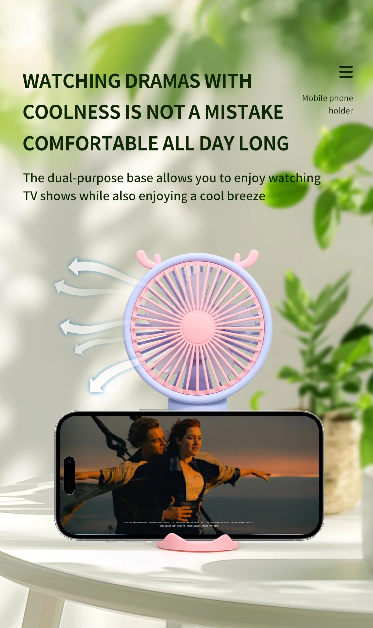 Usb Portable Mini Fan Rechargeable Fan Handheld Fan