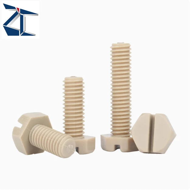 product customized peek screw service for mechanical processing of automotive parts peek pom nylon720-58