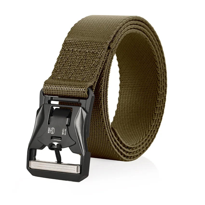 Tactical Belt Men's Nylon Fabric Belt for Outdoor Activities