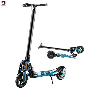 ZUKBOARD CITY electric scooter with patented hybrid suspension and modular design that meets our requirement