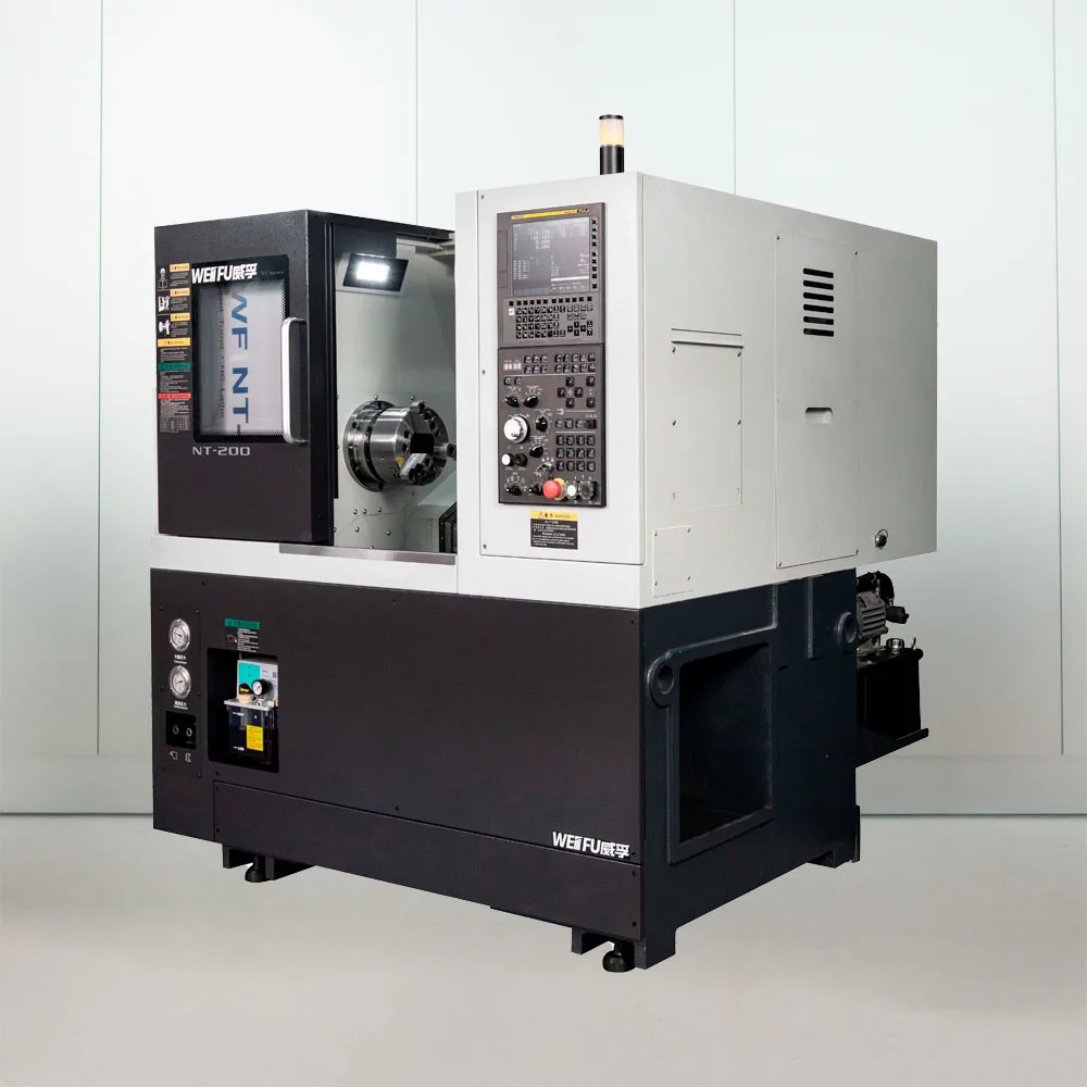 WF-NT200 Cnc Lathe Slant Bed Lathe 8/12-Station Turret Sub-Spindle Machine Tool Equipment for High-Accuracy Complete Machining