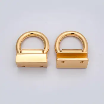 Custom Fancy Metal Buckle Purses Handbags Zinc Alloy Die Casting Handbag Hardware Accessories Gold Plated