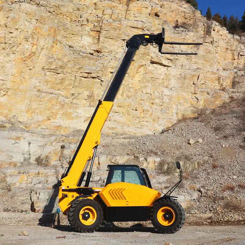 4x4 Wheels Telescopic Forklift Telehandler With 3000kgs Capacity For