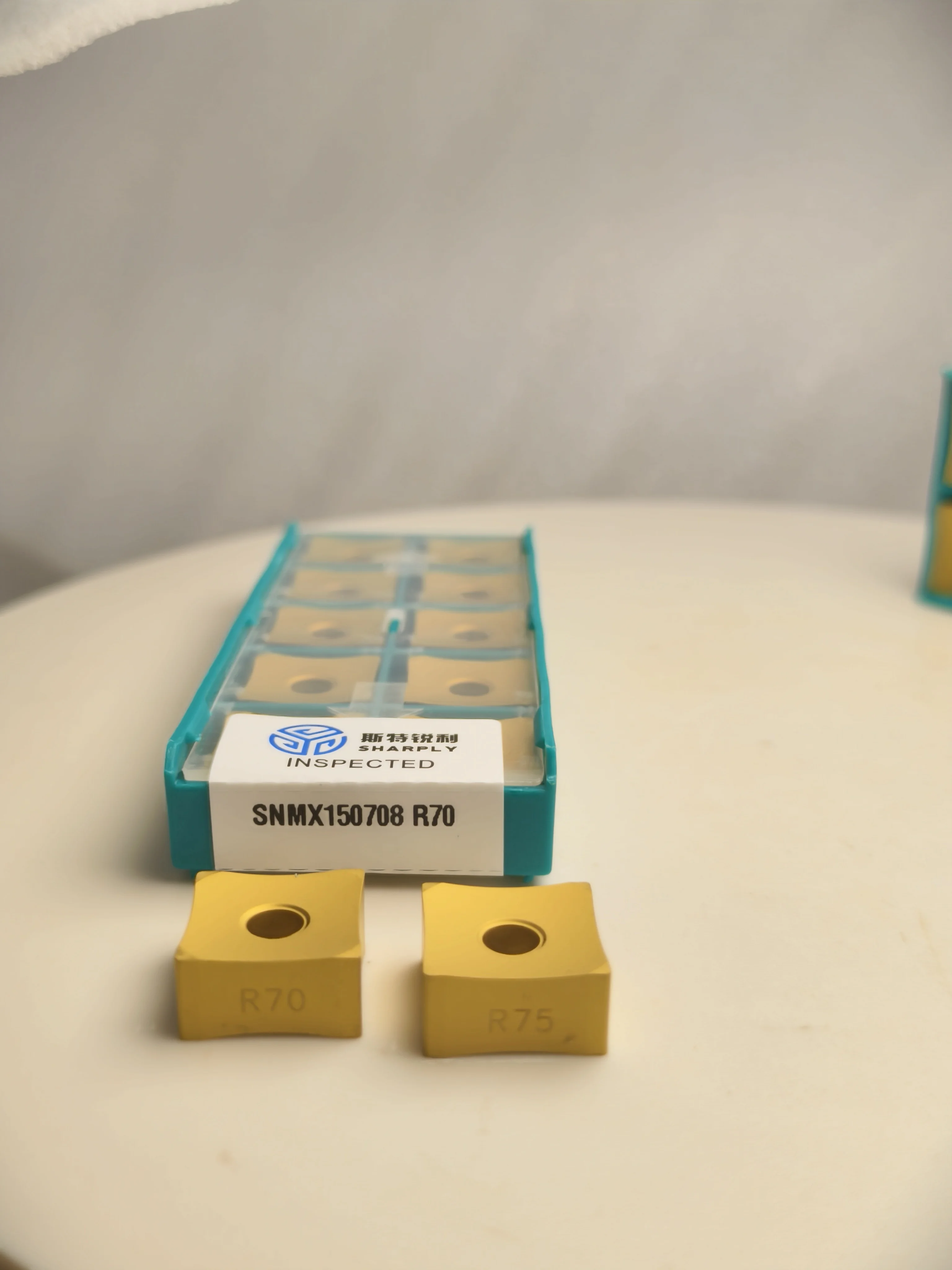 Carbide CNC Inserts Series Six Sided OD Scarfing Inserts for Pipe and Tubes