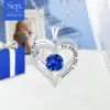 Collana in zaffiro-diamante-platino