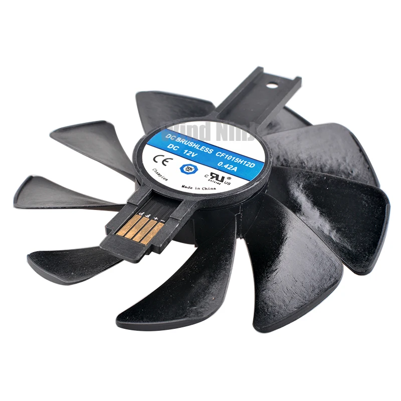 CF1015H12D FD10015M12D RX 590 580 480 470 570 GPU Cooler Fan for Sapphire RX470 RX590 RX aperçu 6