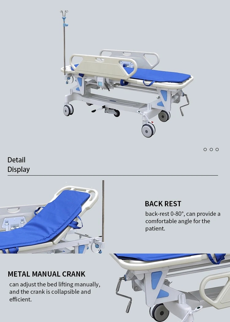 New Luxury Hospital Patient Transfer Bed Trolley Patient Transfer ...