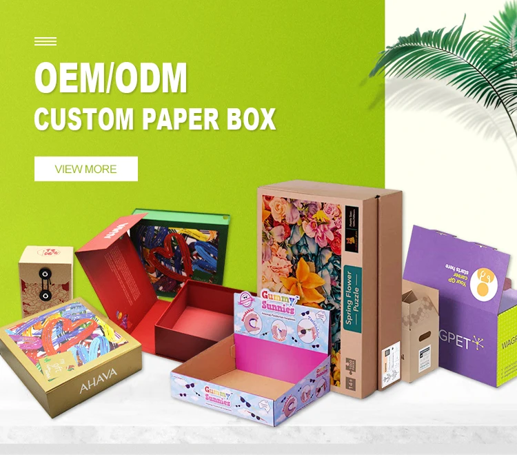 Custom Cartons Corrugated Packaging Folding Romantic Luxury Gift Paper ...
