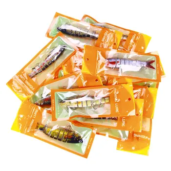 For Multi-Section Stainless Steel Live Bait 18g Bagged Sinking Lure 8-Section Export Hot-Selling Fishing Gear Wholesale – Lure – view 5