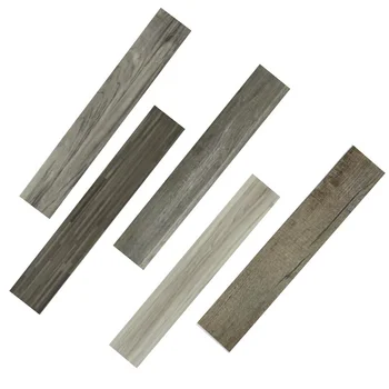 Wood Design Self Adhesive  Peel and Stick Flooring Covering Tiles Pvc Sticky Tiles Pvc Lvt Vinyl Flooring Sticker