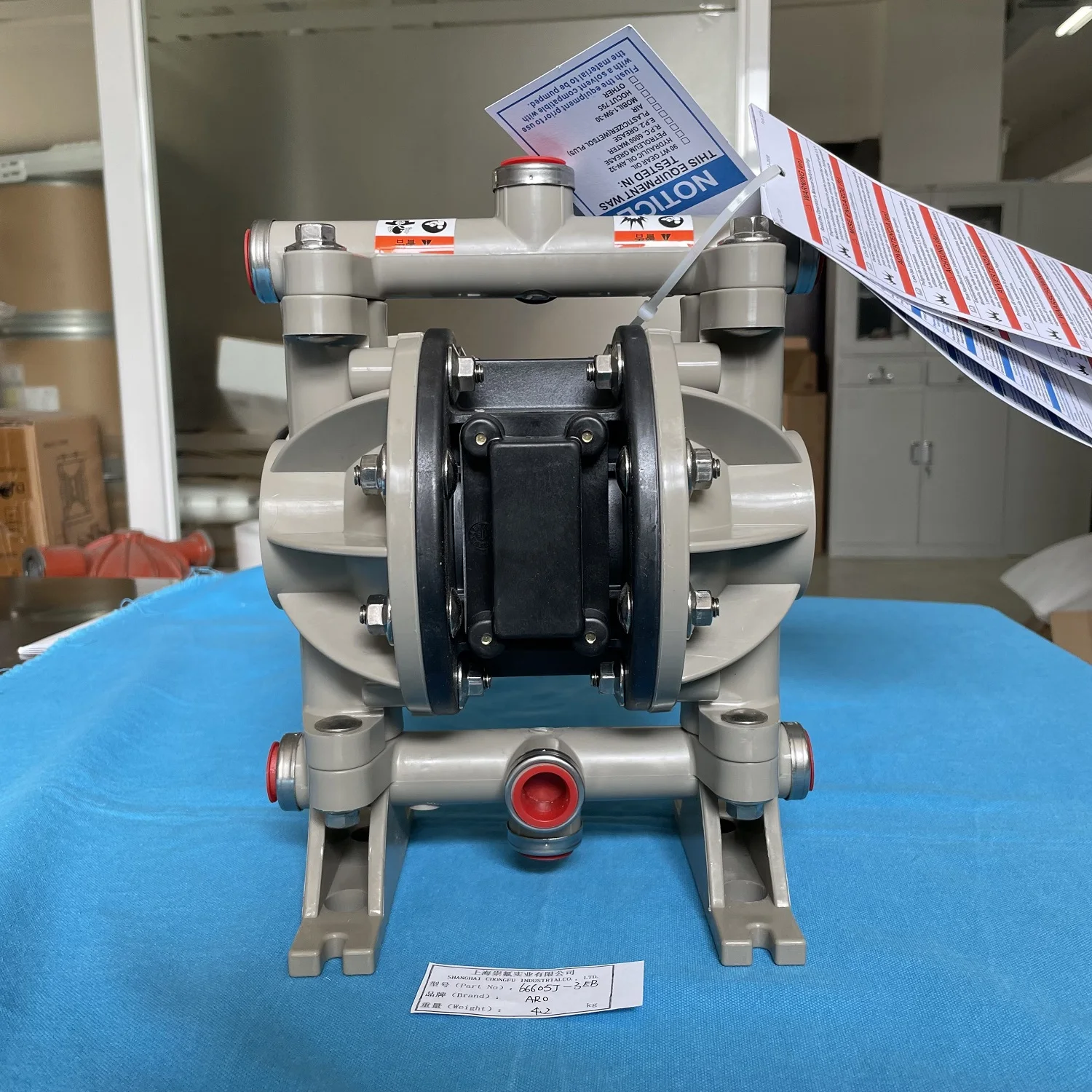 0.5 Inch PUMP Polypropylene Pneumatic Diaphragm Pump 66605J-3EB with Santoprene Ball and Diaphragm supplier