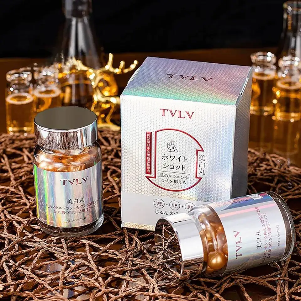 TVLV whitening serum 30 capsule balls skin whitening freckles