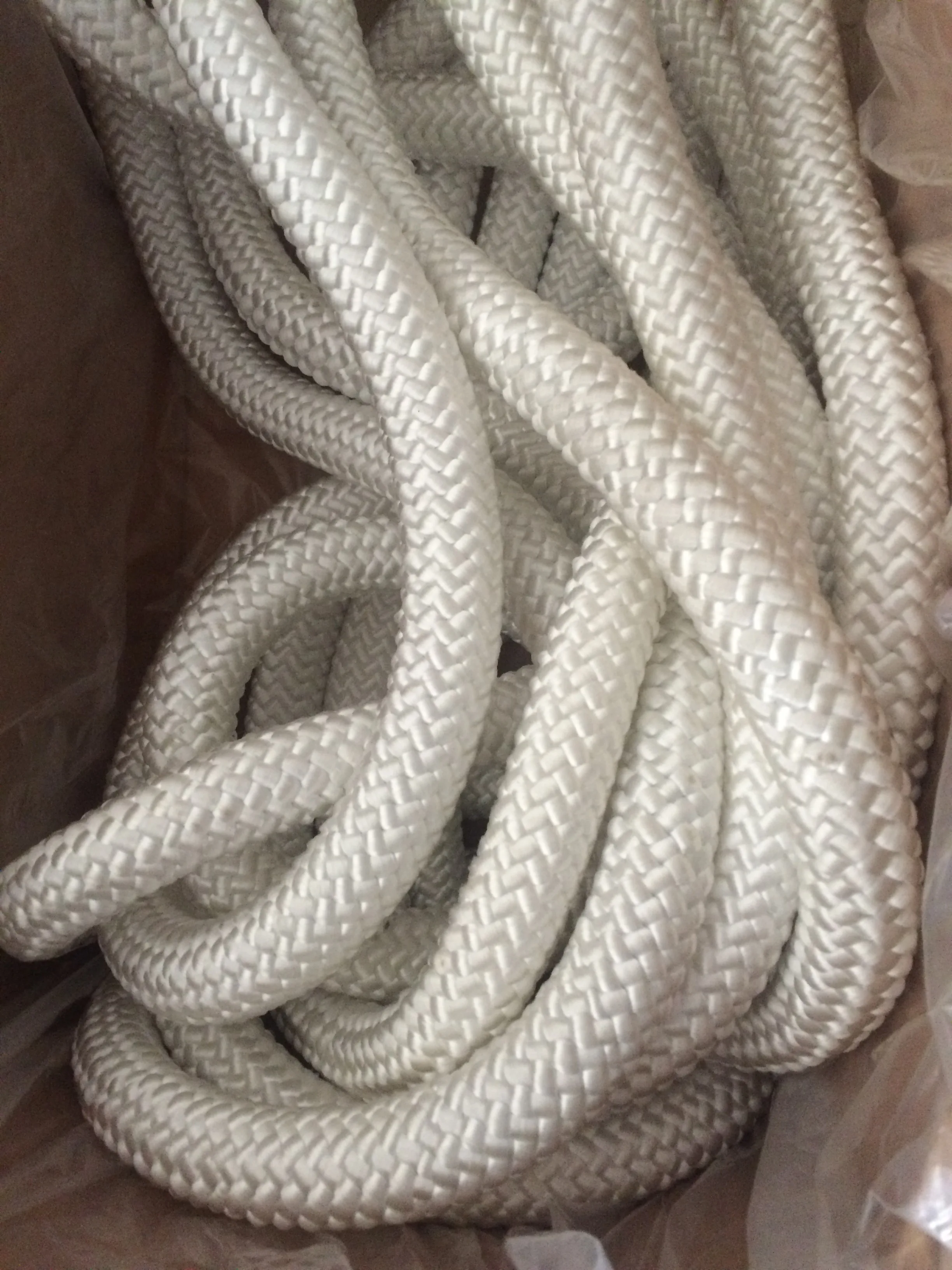 8mm polyester braided rope with lead