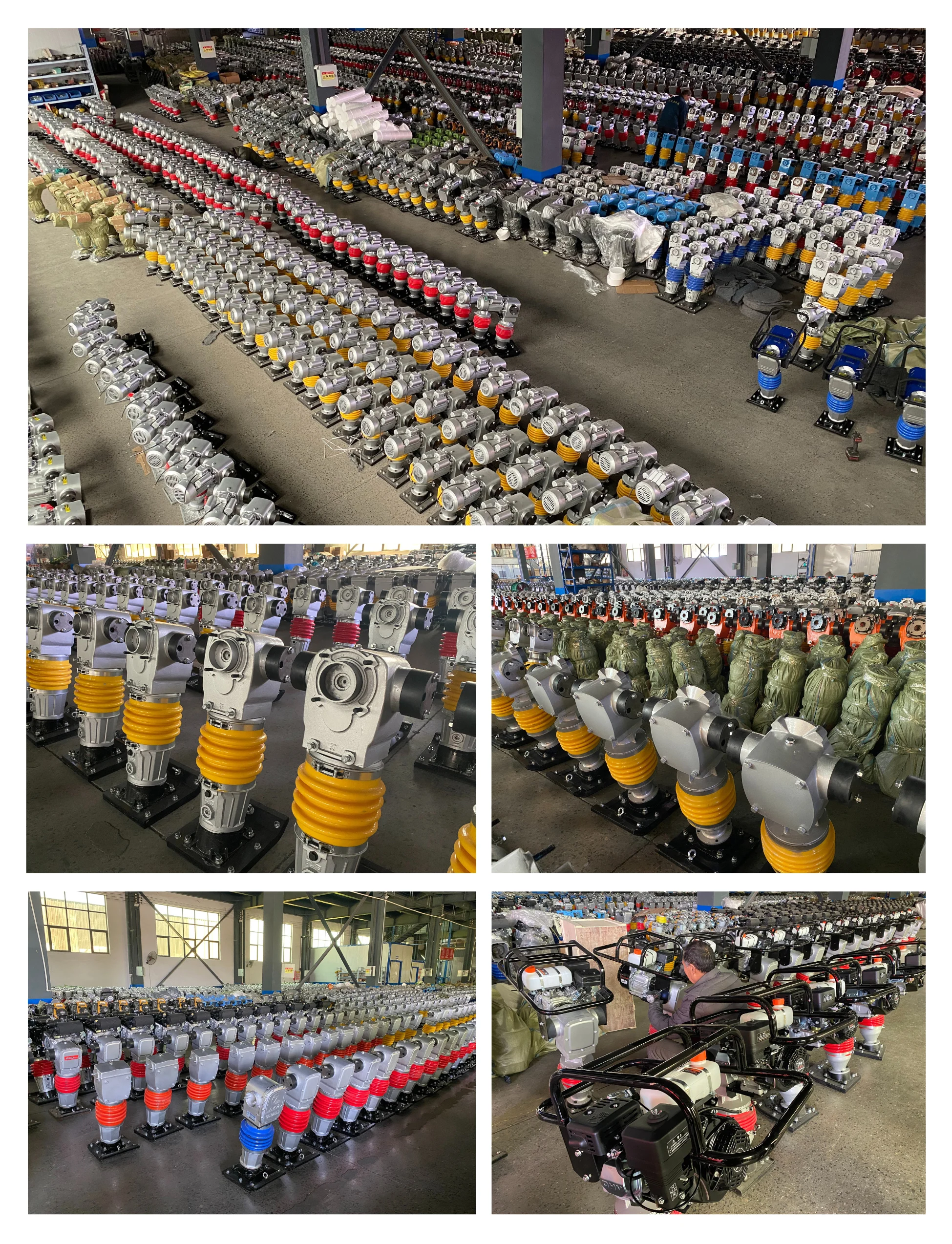 Building Construction Machinery High-quality Soil Earth Hand Push Rm80 Petrol Gasoline Jumping Jack Tamping Rammer Compactor