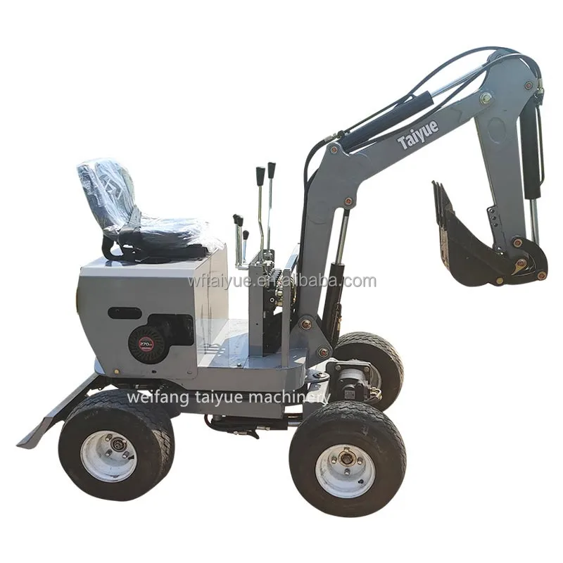 360 Degree EPA CE Approved 9hp Engine Small Towable Backhoe