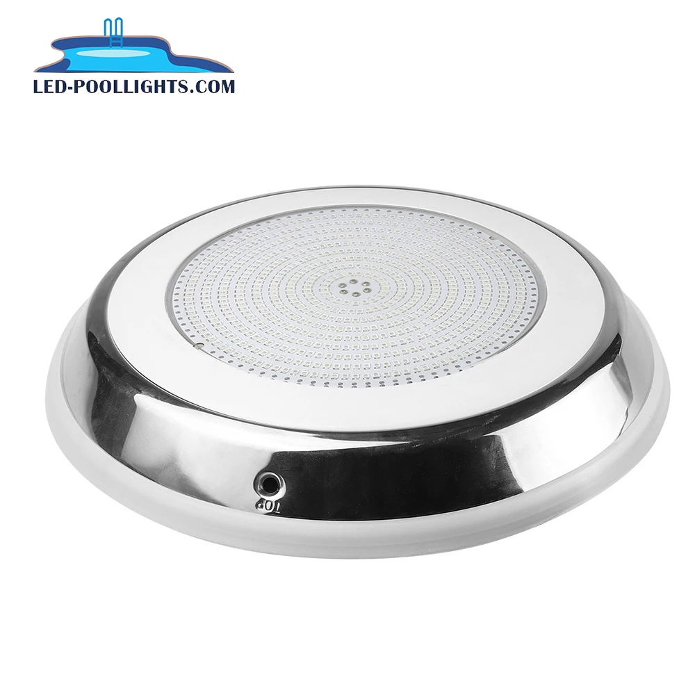 Classic RGB Pool Light IP68 Waterproof 316 Stainless Steel Surface Mounted Swimming Ponds Fountains 12V Outdoor Warm Green Blue