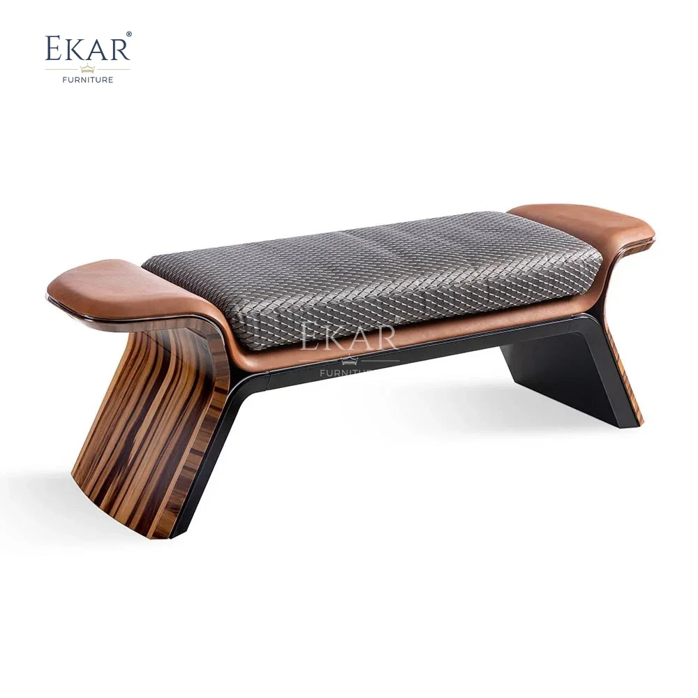 Aura Rest Stool - Luxe Bed Bench Ottoman Seat
