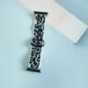 Estampado de leopardo blanco