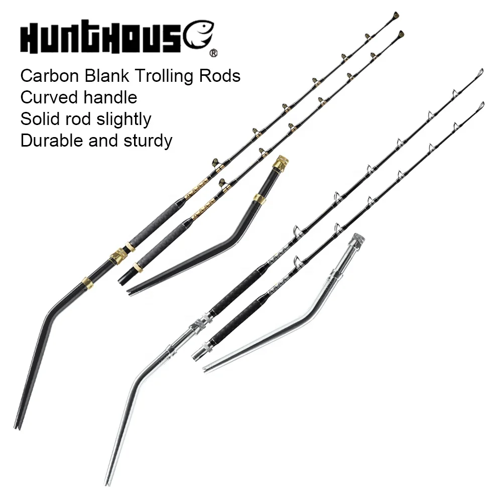 High Quality 6Ft Big Game Fishing Rod Deep Sea Shark Tuna Boat Lure  Weight 80-150LB Saltwater Fishing Trolling Rod