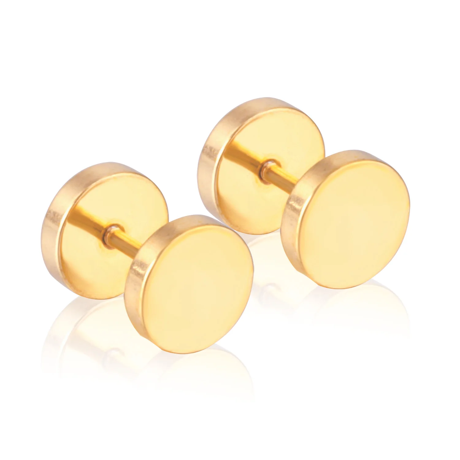 Buy Men Jewellery Gold Stainless Steel Magnetic Earring at Amazon.in