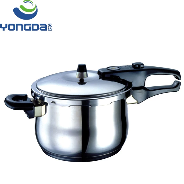 Top Sale Food Grade Stainless Steel 10 Litre Industrial Pressure Cooker With Pressure 80 Kpa