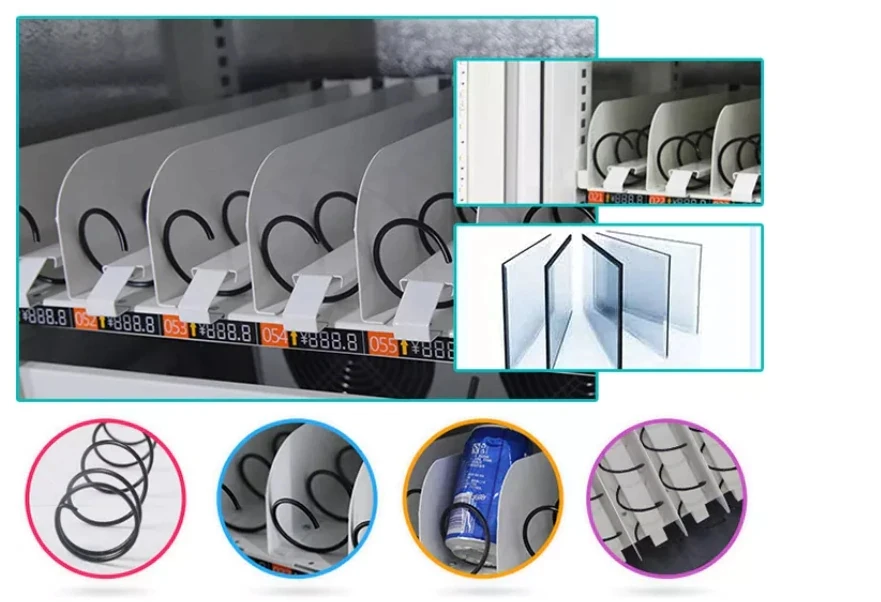 Automatic Bento Lunch Box Vending Machines Office Hot Food Breakfast