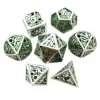 Plata Steampunk Perla con Burbuja Verde