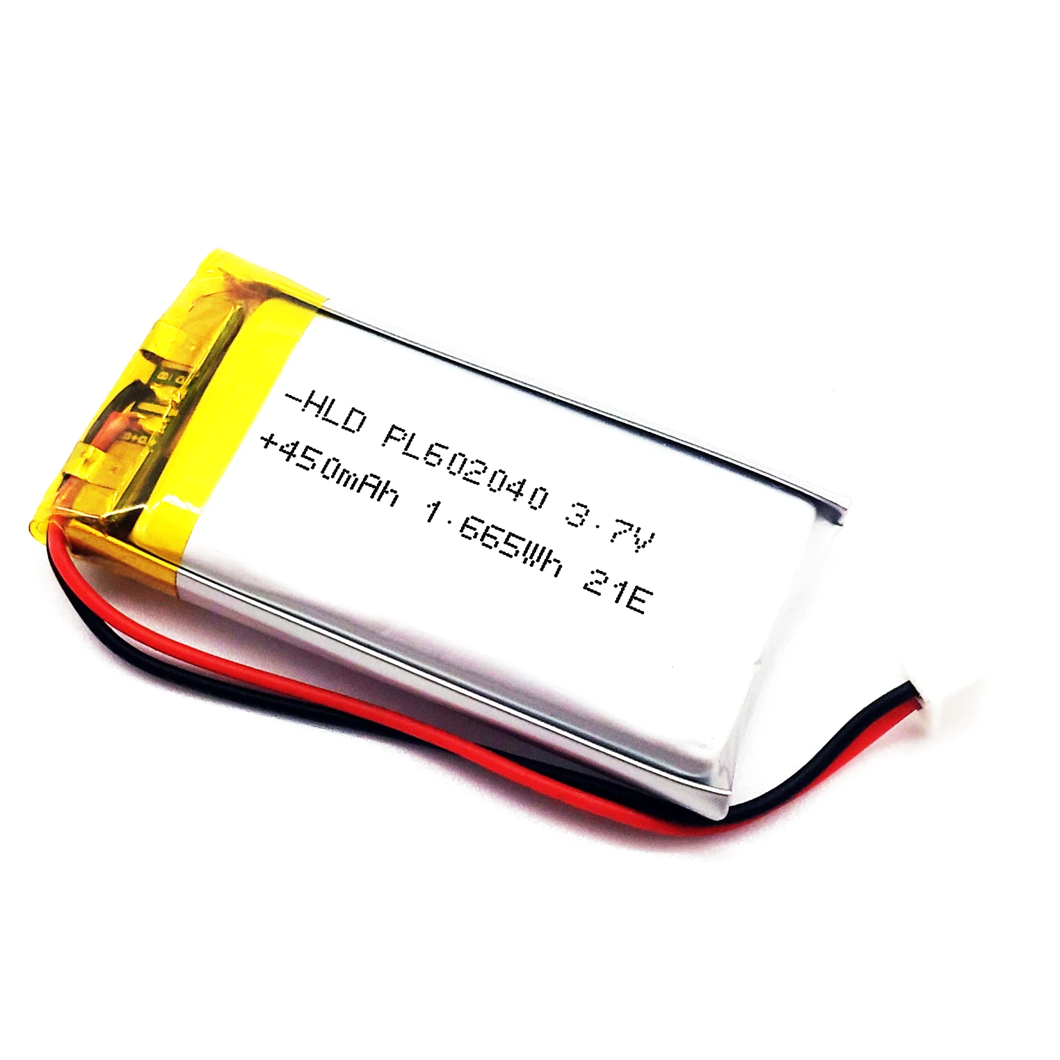 Rechargeable 3.7v 450mah 602040 Lithium Polymer Battery With Bis For 