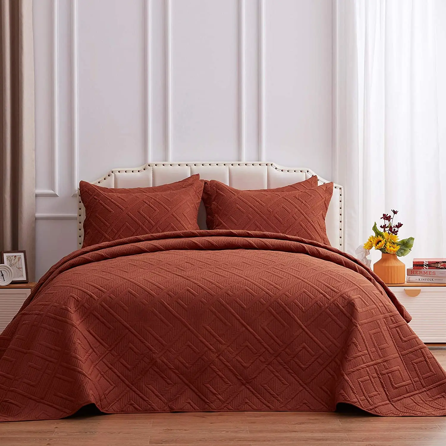 Embroidery Cotton Quilt Summer Cool Bedspread Home Textile Summer Quilt