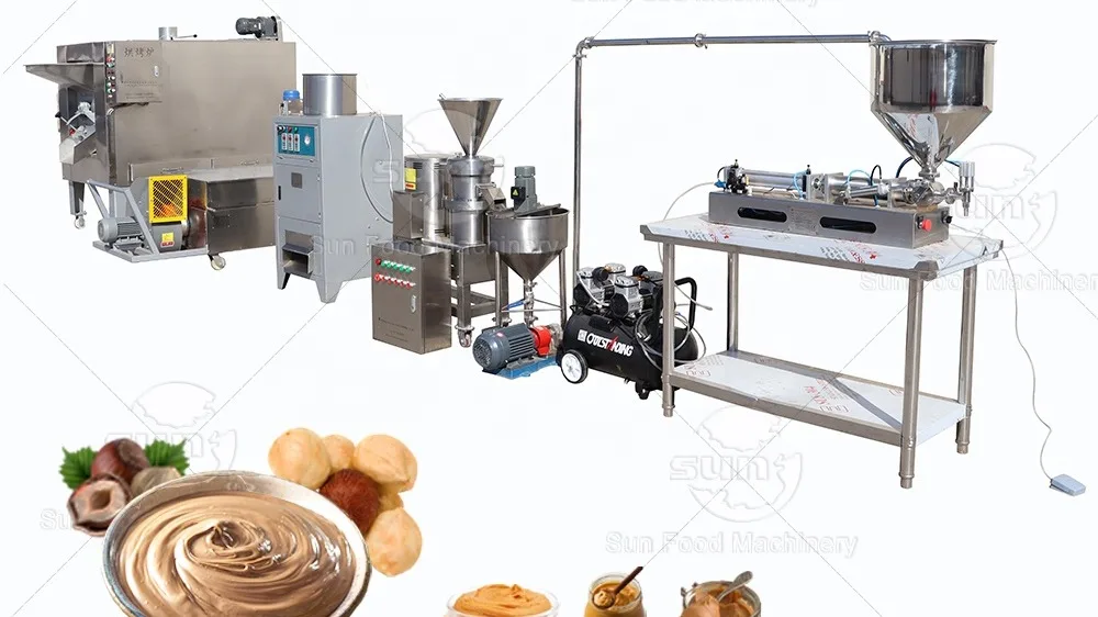 Small Scale Peanut Butter Making Machine Peanut Hazelnut Peanut Paste
