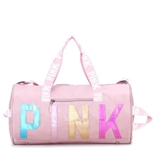 Wholesale EB0216 Custom Logo Duffle Bag Women Small Mini Pink Duffle Bag  Wholesale From m.