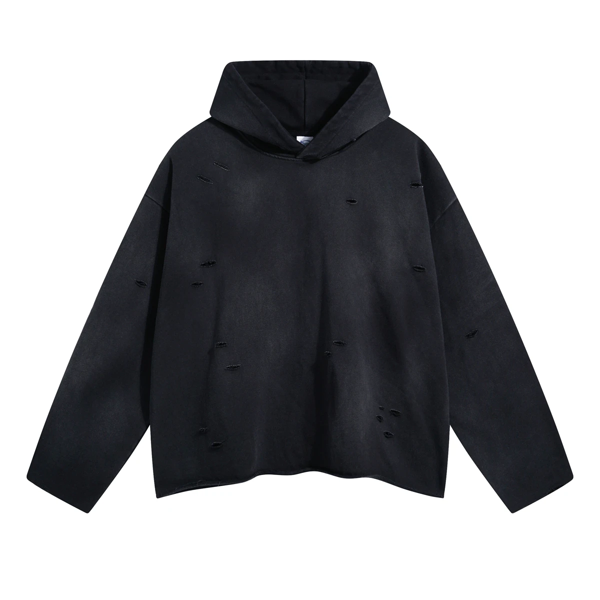 Mens Hoodies Crop Top Hoodie Short Sleeve Cropped Zip Up Hoodie In