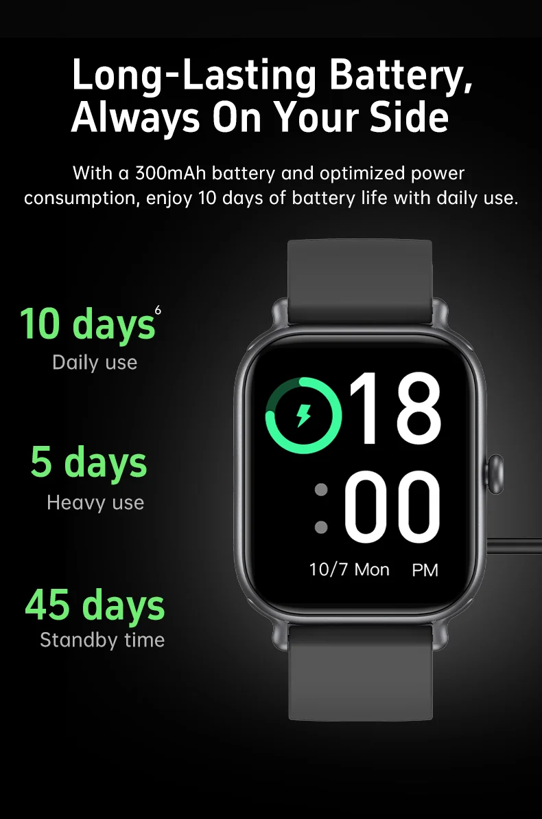 CX3 Smartwatch for Men Women 2 Inch Touch Screen BT Calling Heart Rate Sleep Tracking IP68 Waterproof Sport Bracelet Smart Watch