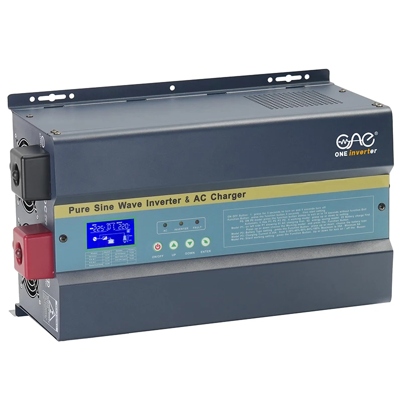 Hybrid Inverter 1kw 220v Pure Sine Wave Inbuilt Mppt Inverter High ...