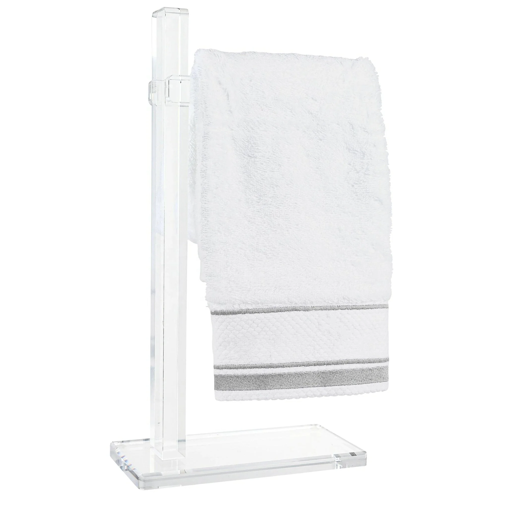 Wall Mounted Clear Acrylic Paper Towel Holder Hanging Acrylic Paper