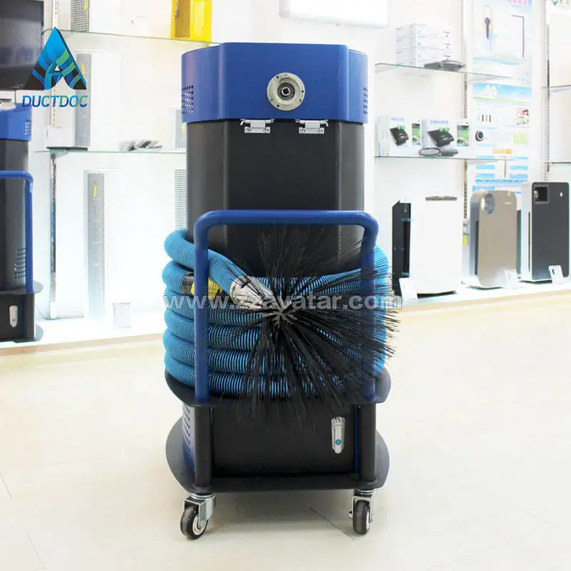 Rotary Brush With Dust Vacuum Extractor 2 In 1 Air Duct Cleaning Machine  Manufacturer-supplier China