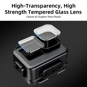 New Metal Waterproof Case for GoPro 13/12/11/10/9 Action Camera Protective Housing Diving Accessories detail image